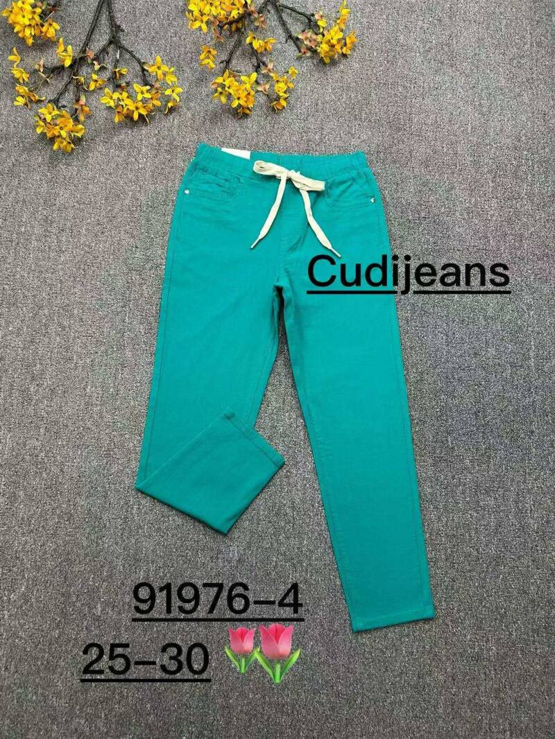 Spodnie damskie jeans Roz 25-30, 1 kolor Paczka 10 szt